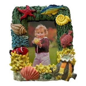 Ocean-Themed Decorative Picture Frame 3D